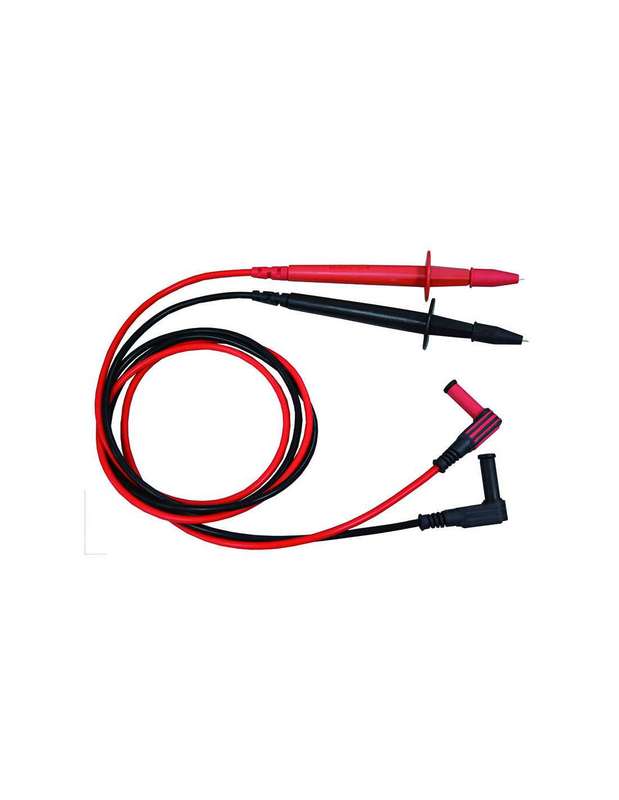 HellermannTyton Test Leads Black / Red Silicon 1.2m Double InsulationTAL35RBK