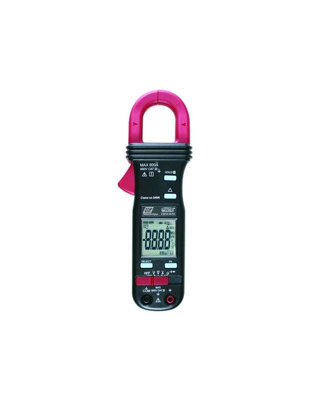 HellermannTyton Clamp Meter Digital 600A AC 6mm Jaw ContinuityTBM3030