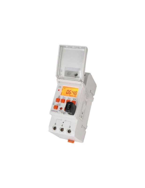 HellermannTyton Timer Digital Programmable Memory Card Din Rail MountedTDDT7M