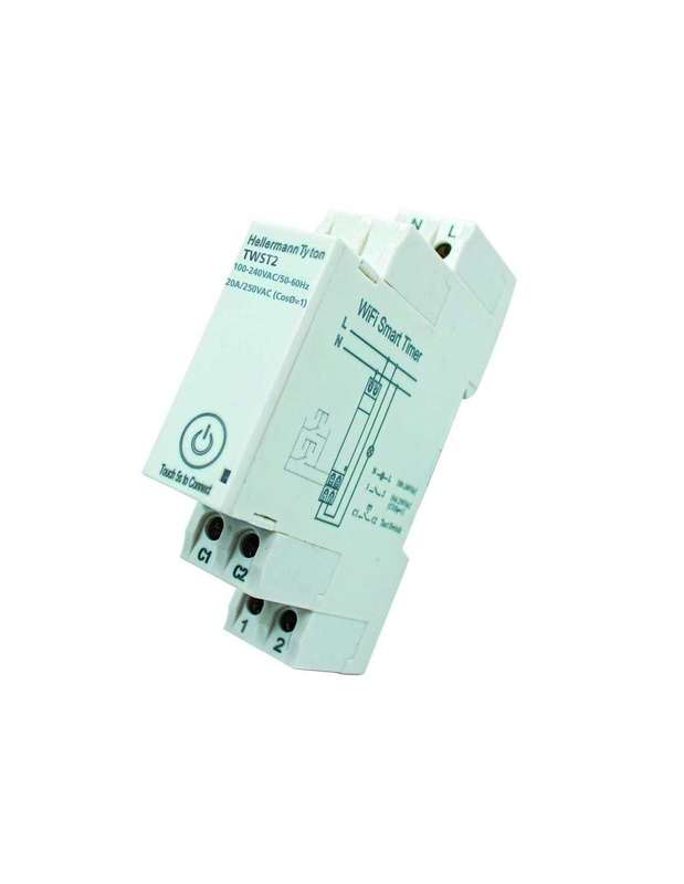HellermannTyton Timer Wi-Fi Smart Relay 20A RelayTWST2