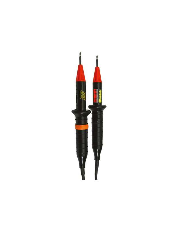 HellermannTyton Voltage Tester + Rubber Grip 110-750 AC/DCWIBRETEST