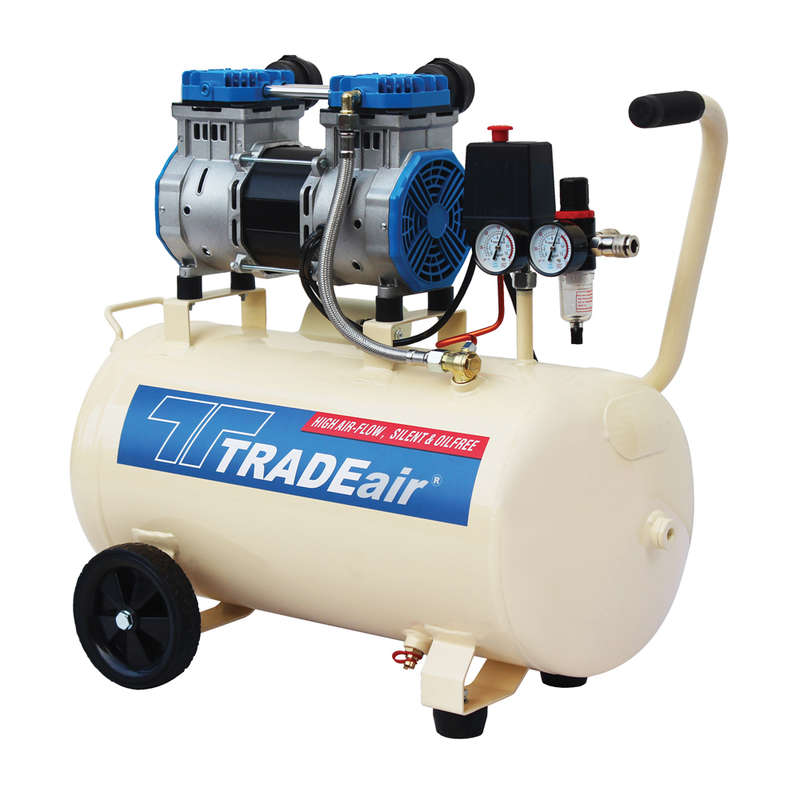 TRADE AIR 100L/ 1.8kW/ 2.5HP SILENT OIL FREE COMPRESSOR  MCFRC254