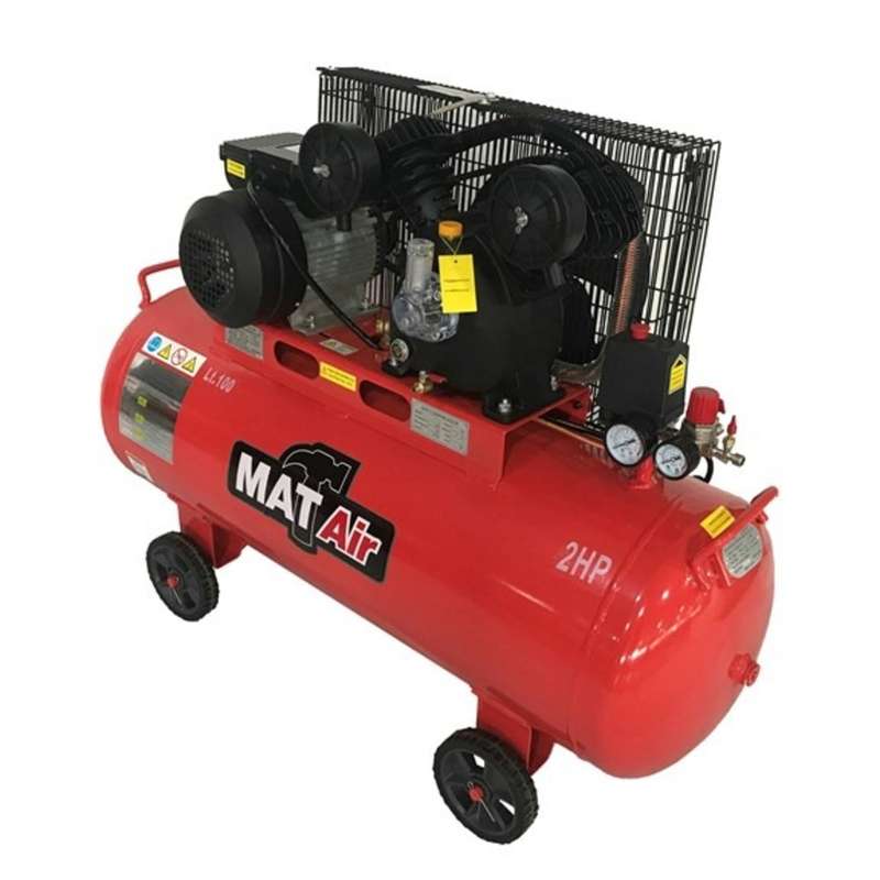 MATAIR - 100 Litre Single Stage Compressor 1.5KW/2HP 220V AIR2030