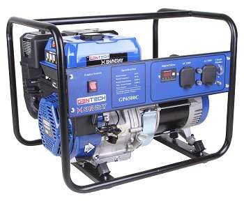 GENTECH GENERATOR 5.5KVA RECOIL 6500C   GEN1040T