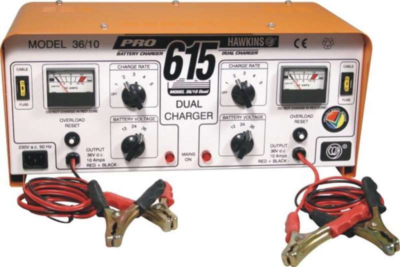 HAWKINS - BATTERY HAWKINS PRO615 CHARGER 6X12V 10A   HAW36-10G