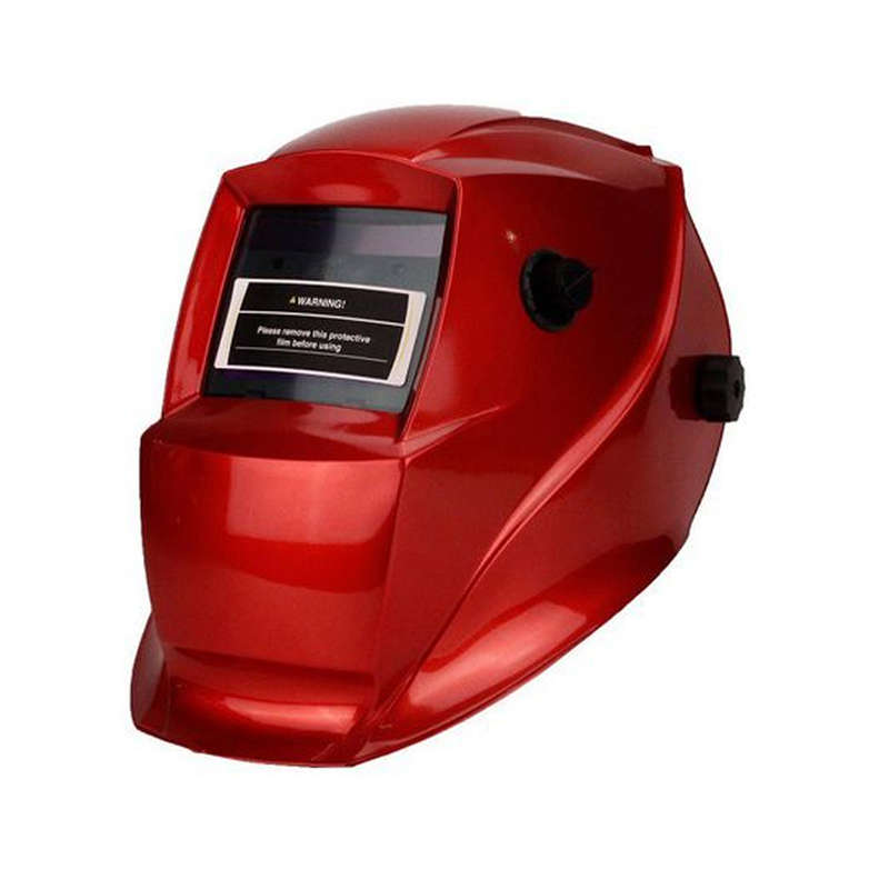 HELMET MAT AUTO-DARK ADJ SHINY RED    HON3010