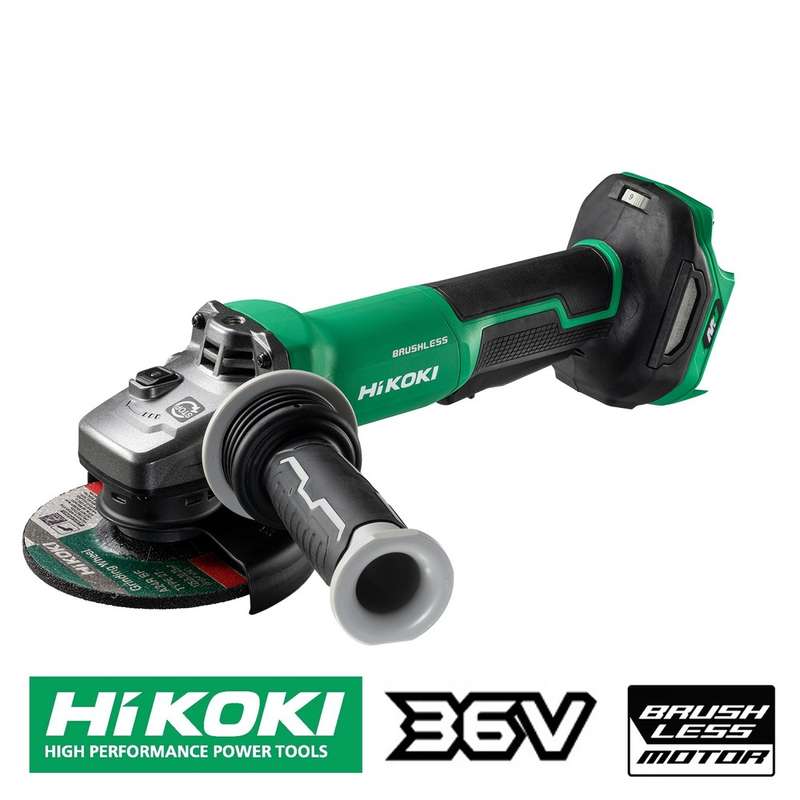 HIKOKI ANGLE GRINDER 36V 125MM MACHINE ONLY  HTC-G3613DVE-W2