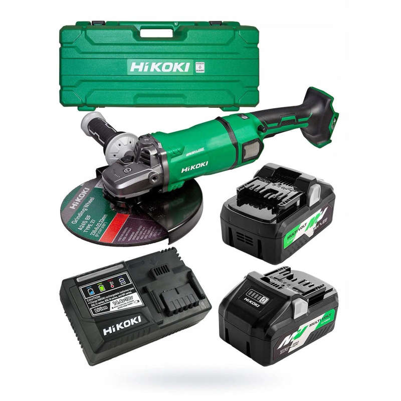 HIKOKI ANGLE GRINDER 36V 230MM SET   HTC-G3623DA-WG