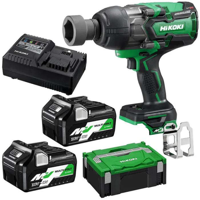 HIKOKI IMPACT WRENCH 36V 1/2 1050NM SET    HTC-WR36DB-WR