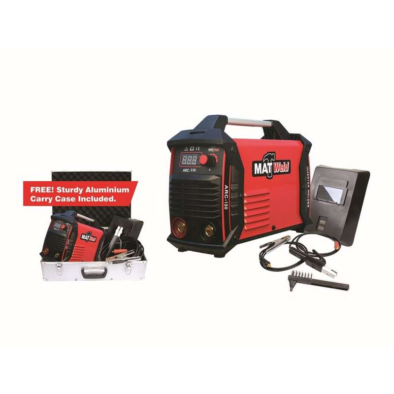 MATWELD WELDER INVERT W/KIT 160A SB ALU  MAT9004K