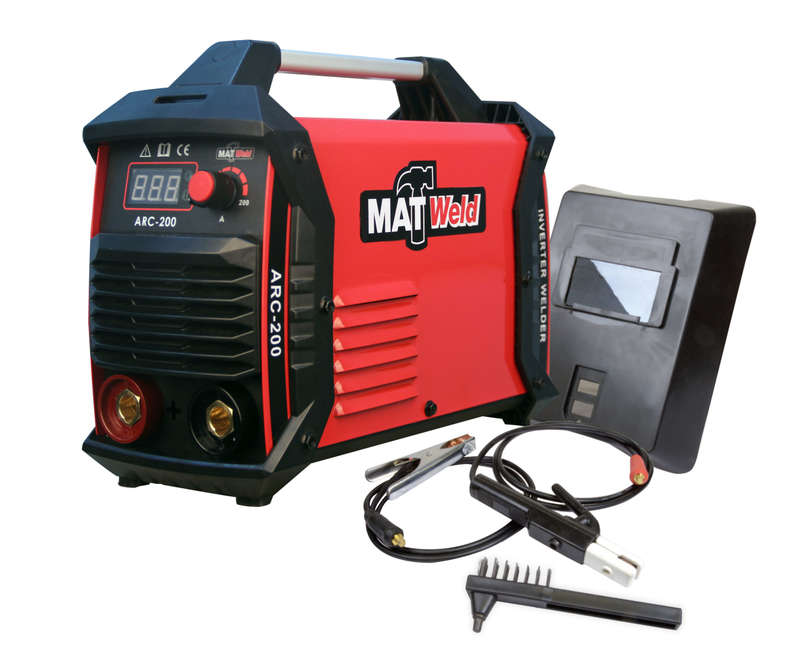 MATWELD WELDER INVERT RED 200A 220V  MAT9005