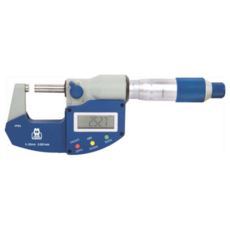 M&W MICROMETER DIGITAL EXT 0-25MMX.001MM    MAW201-01DAB