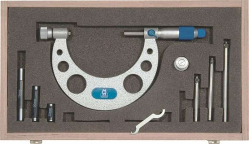 M&W MICROMETER W/ANVILS 0-150MMX.01MM    MAW217-02
