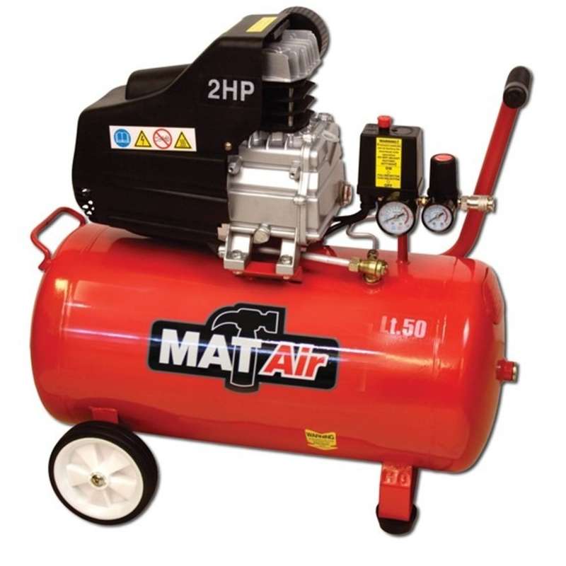 MATAIR - COMPRESSOR MATAIR 1.5KW/2HP 50L 220V DD AIR2020