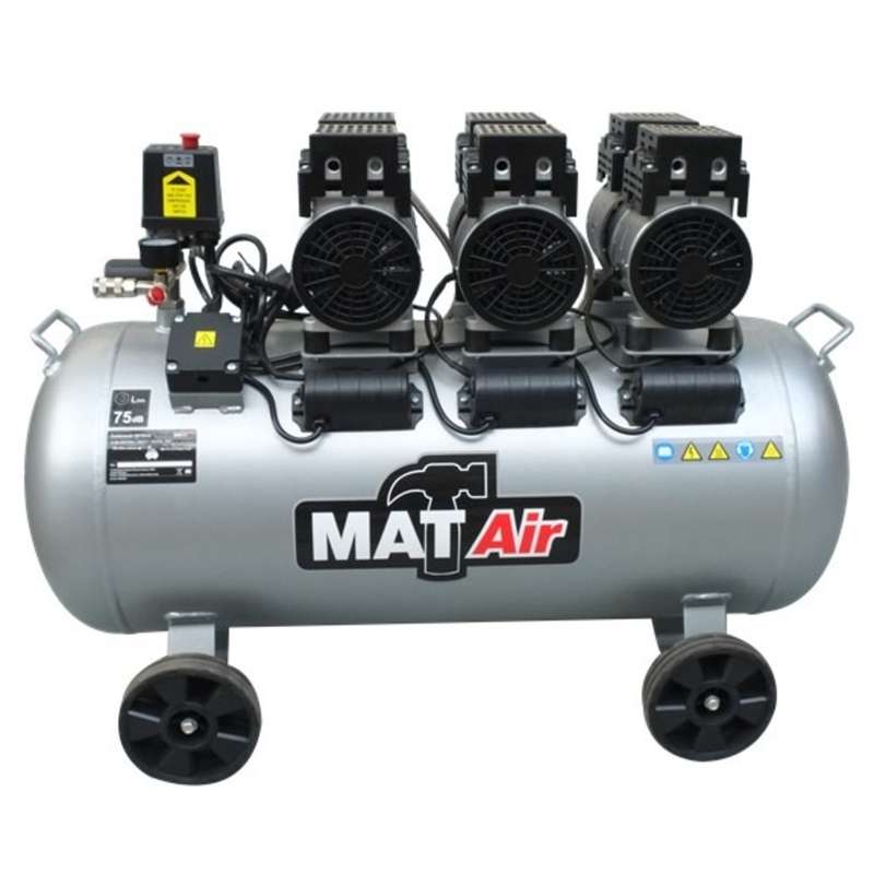 MATAIR - COMPRESSOR 100LT OIL LESS SILENT AIR3050