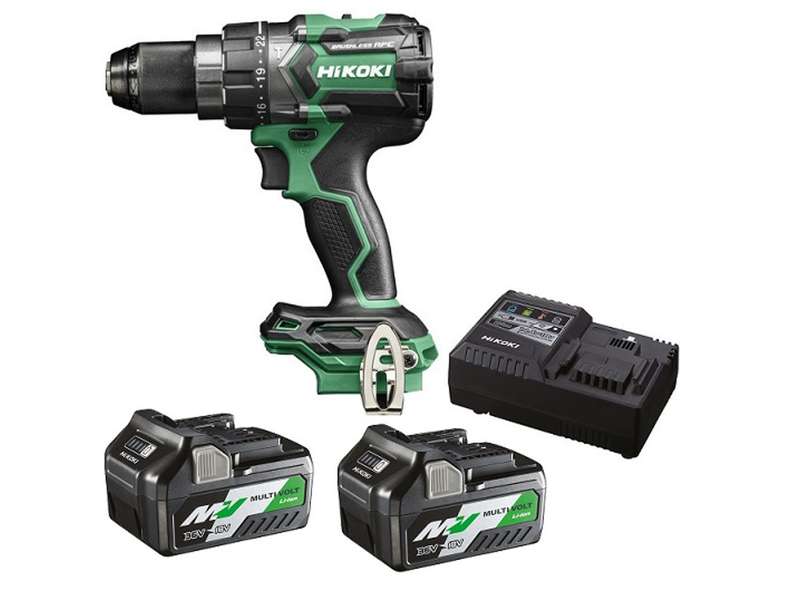 HIKOKI DRILL IMPACT 18V 136NM 13MM SET   HTC-DV18DC-WR