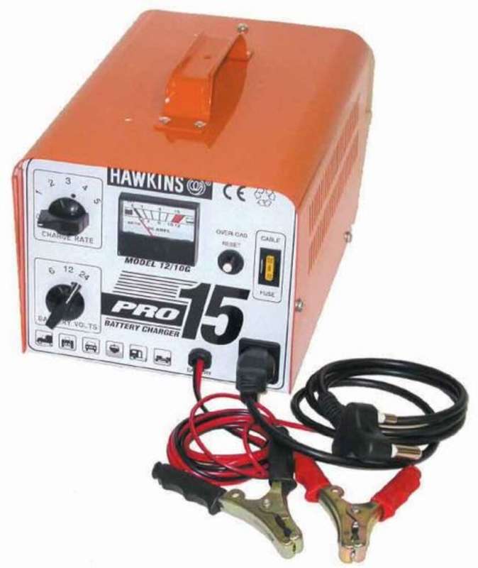 HAWKINS - PRO15 CHARGER 6-24V 10A   HAW12-10G