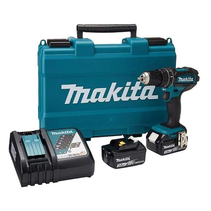 MAKITA  Impact Driver Drill 13mm Chuck Set - DHP482RFE