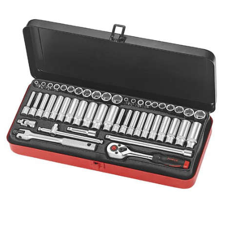 FORCE 1/4 DR 48PC 6PT FLANK COMBINATION SOCKET SET - FO2481