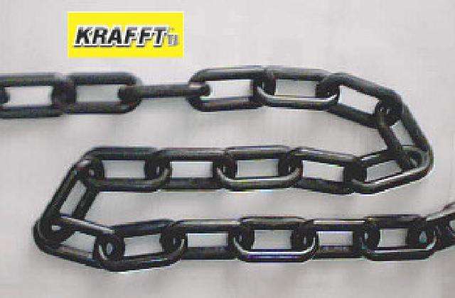 KRAFFT PLASTIC CHAIN BLACK 8MM 50M - CPLASBL