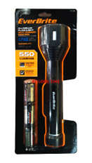 EVERBRITE LED ALUMINIUM FLASH LIGHT WITH RUBBER COATING 3X3C BATTERIES  EVE013