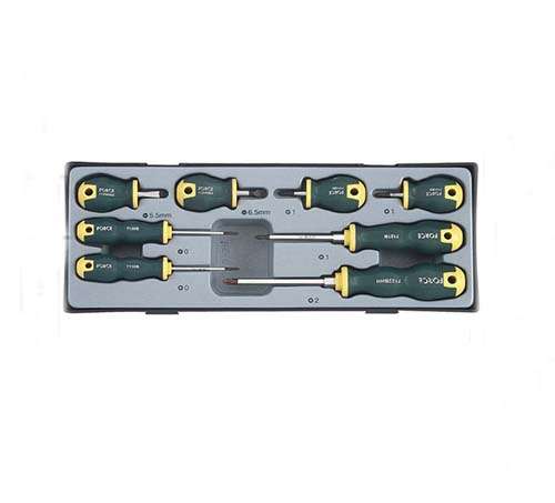 FORCE 8PC SDRIVER SET ANTISLIP 2XSLOT;2XPHIL;4XPOZ    FO2085B