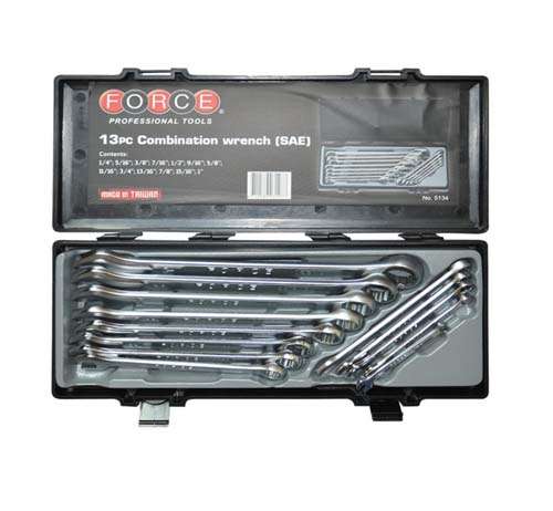 FORCE 13PC COMBINATION WRENCH SET 1/4-1SAE  FO5134