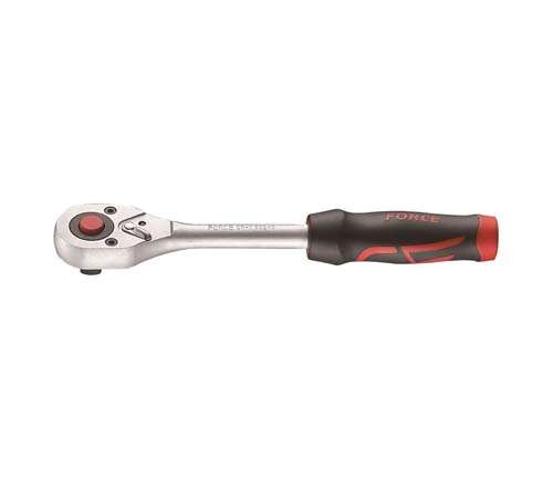 FORCE 1/2 DR RATCHET RUBBER ERGO HANDLE THIN 255MM 24 TEETH   FO80243