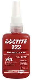 LOCTITE LOW STRENGTH THREADLOCKER 50G BOTTLE (PURPLE) L222/31