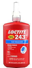 LOCTITE MEDIUM STRENGTH THREADLOCKER 250G BOTTLE (BLUE) L243/41