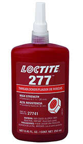 LOCTITE HIGH STRENGTH THREADLOCKER FOR LARGE THREADS 250G L277/41
