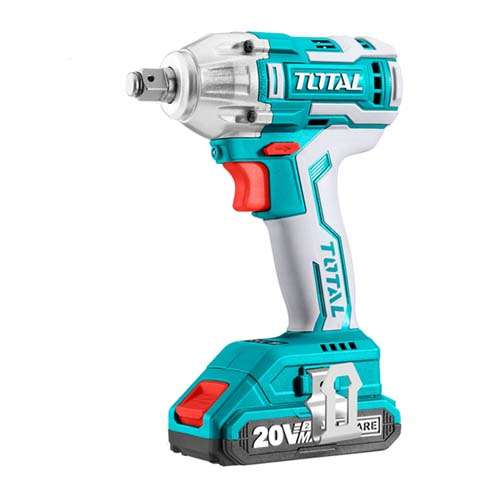 TOTAL LITHIUM-ION IMPACT WRENCH 1/2 DR. 20V W/ BAT & CHARGER & 3 SOCKETS  TOTLI2001