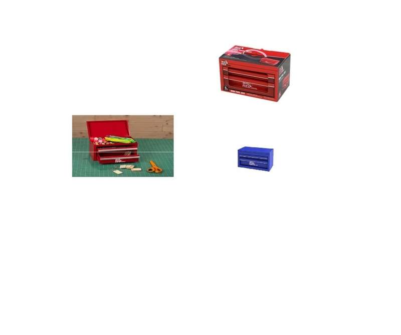 BIG RED - Mini tool box ( DESKTOP) BLUE - PBT100701