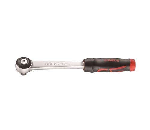 FORCE 1/2 DR QR PEAR RATCHET HANDLE L=265MM 72TEETH  FO80248