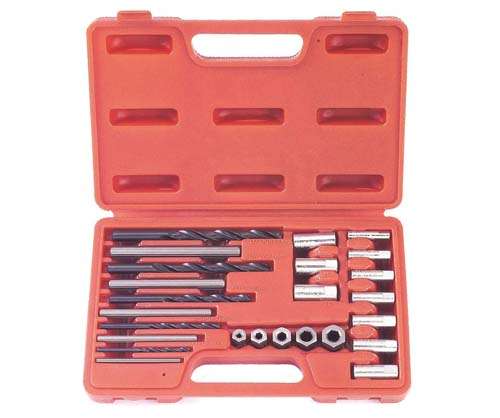 FORCE 25PC SCREW EXTRACTOR/DRILL & GUIDE SET  FO925U2