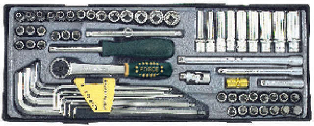 FORCE 65 PCE 1/4 DR SOCKET SET  FOT2641