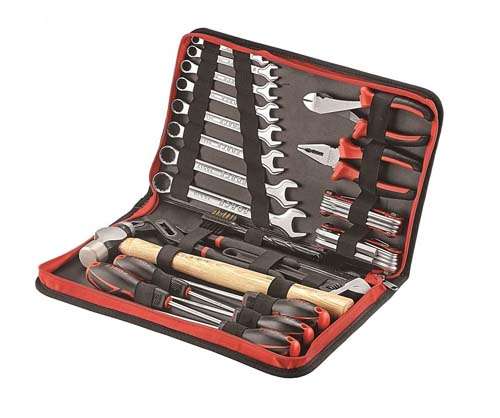FORCE TOOL ZIP CLOSED NOTEBOOK BAG WITH 33 TOOLS  FOT50231-33