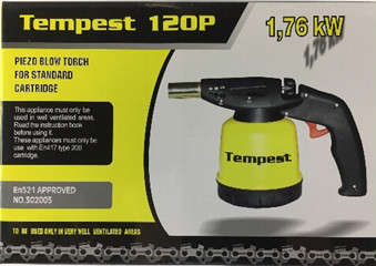 TYPHOON 120 PIEZO BLOW TORCH FOR STANDARD CARTRIDGE  GAS19SL