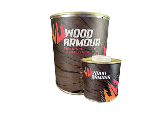 WOOD ARMOUR - HARD WAX & OIL + XLINK MAHOGANY 1.5L  LAWAWOX09
