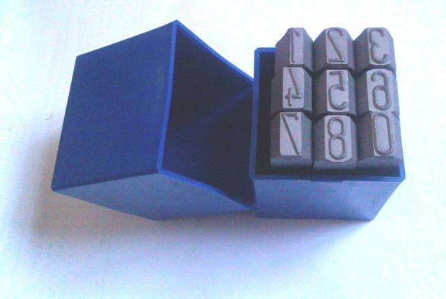 GARVIN NUMBER PUNCH SET 13MM 1/2  RGNP12