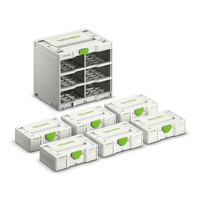 FESTOOL - SYSTAINER RACK SYS3 RK-6 M-337 SET        FES577816