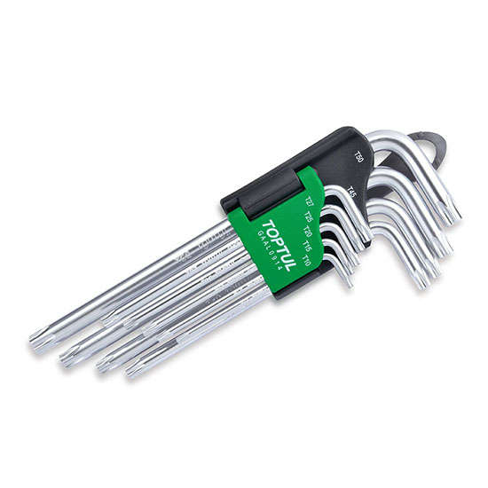 TOPTUL - 9PCS LONG STAR KEY WRENCH SET        GAAL0914
