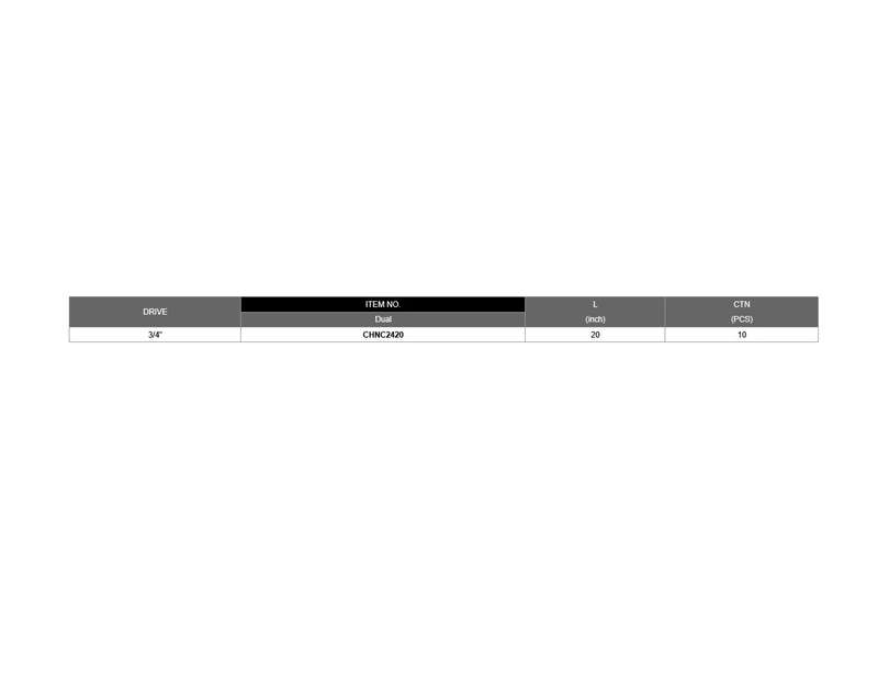 TOPTUL - 3/4" REVERSIBLE RATCHET TUBE HANDLE        CHNC2420