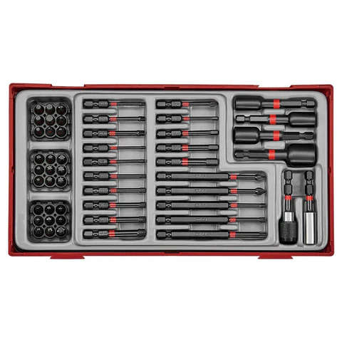 TENG TOOLS - 53PC 1/4 Inch Drive Impact Bit Set -  TTBS53