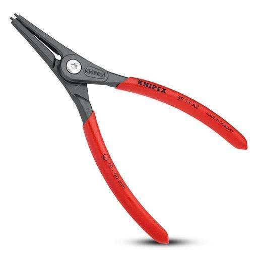 KNIPEX - KNI4911A2SB - KNIPEX PLIER CIRCLIP PREC EXT STR 180MM