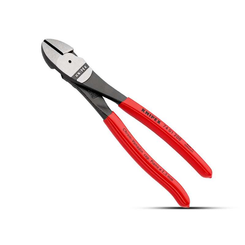 KNIPEX - KNI7401200SB - KNIPEX PLIER DIAG CUT HI-LEVERAGE 200MM