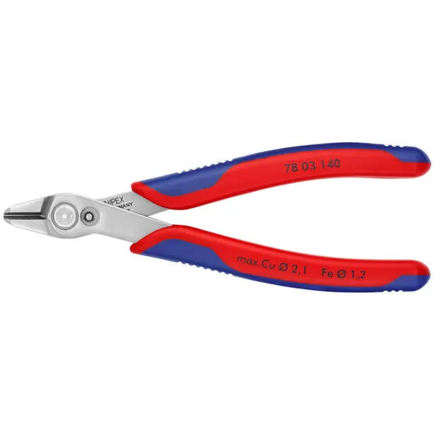 KNIPEX - KNI7803140SB - KNIPEX PLIER ELECTRONIC SUPERKNIPS 140MM