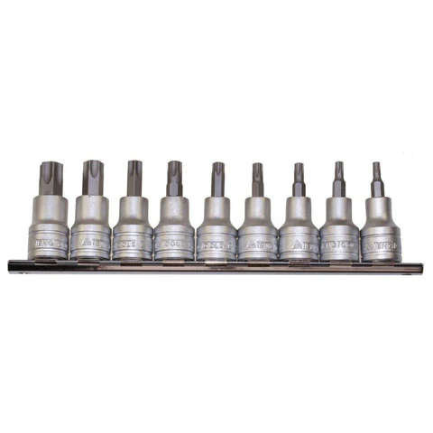TENG TOOLS - 9PC 3/8inch Drive Clip/TPX Bit Socket Set - M3813TPX