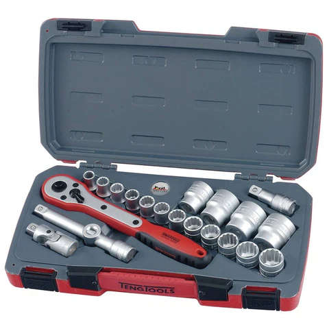 TENG TOOLS - 21PC 1/2inch Drive Socket Set -  T1221