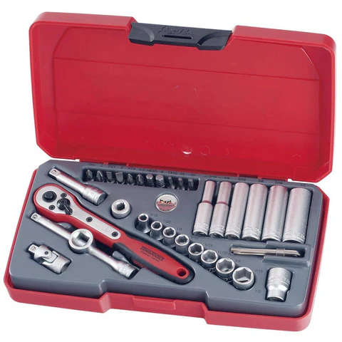TENG TOOLS - 35PC 1/4 inch Drive Socket Set AF - T1435AF